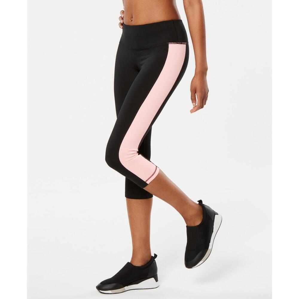 Ideology Womens Colorblocked Cropped Leggings Size XL